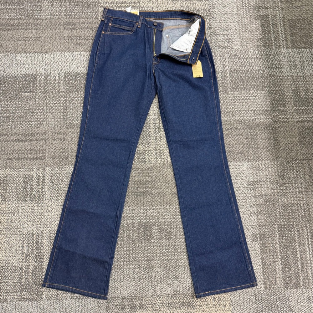 Levi's 537 Western Bootcut Jeans Mens 34x36 Dark wash Blue Denim Pocketed